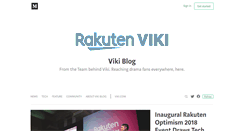 Desktop Screenshot of blog.viki.com